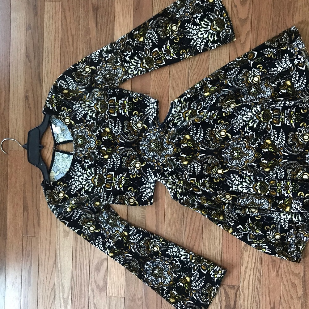 Volcolm cutout velvet dress